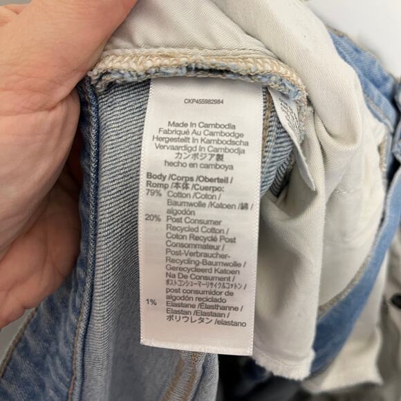 Madewell Women's The Tall Curvy Perfect Vintage Jeans 32T Blue Denim Stretch - Picture 7 of 9